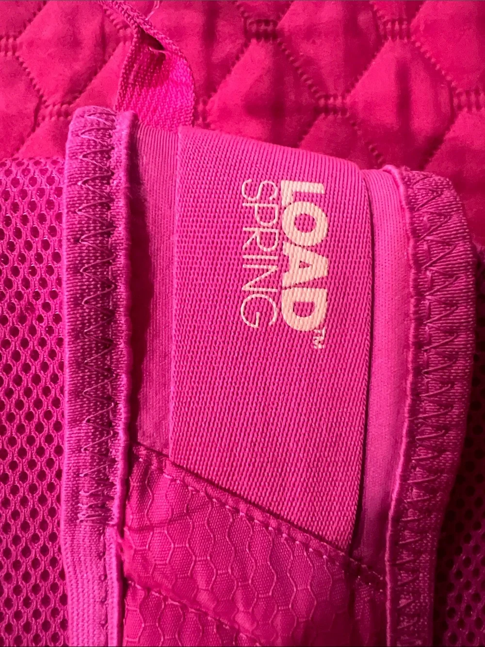 adidas Hot Pink Backpack with Orange Trim